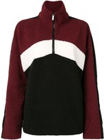 Thumbnail for your product : ALALA Color-Block Front-Zip Top