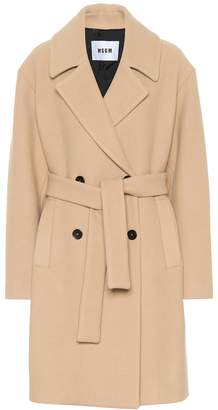 MSGM Wool-blend coat