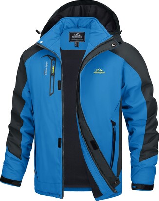 TACVASEN Waterproof Jacket Mens Lightweight Winter Rain Jacket Fishing  Clothing Outdoor Walking Hiking Jacket Breathable Coat - ShopStyle