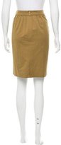 Thumbnail for your product : Dries Van Noten Gathered Knee-Length Skirt w/ Tags