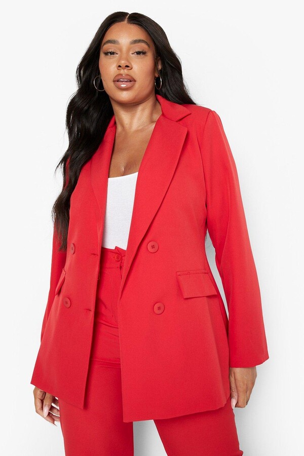 red coat boohoo