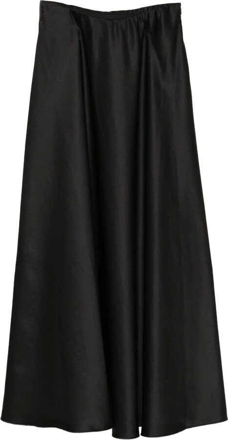 Forte Forte satin A-line skirt