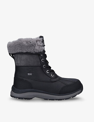 UGG Adirondeck III leather and wool-lined boots