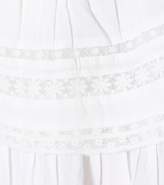 Thumbnail for your product : LoveShackFancy Ruffled cotton miniskirt