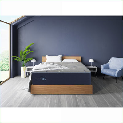 Latitude Run Mattress by Restonic TempaGel ChillRest Lux Firm with Dual Cooling & Coil Support