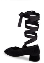 Thumbnail for your product : Topshop Kan-Kan Ankle Tie Pump (Women)