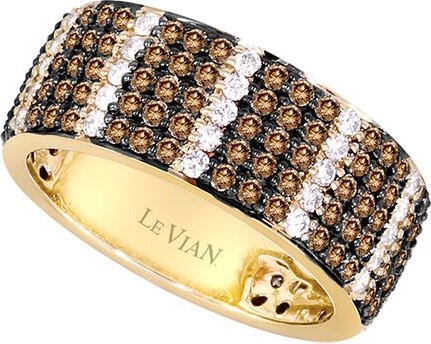 LeVian Honey & Chocolate 14K 1.94 Ct. Tw. Diamond Cocktail Ring