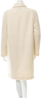 Fendi Wool & Mohair-Blend Knee-Length Coat