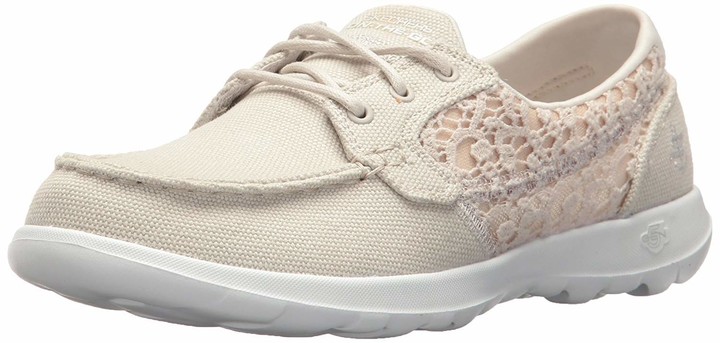 ladies skechers boat shoes