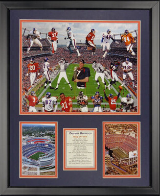 Legends Never Die NFL Denver Broncos - Bronco Greats Framed Memorabili