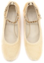 Thumbnail for your product : J.W.Anderson Fur Kitten Heel pumps