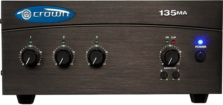 Crown 135MA G135MA Mixer-Amplifier, Black