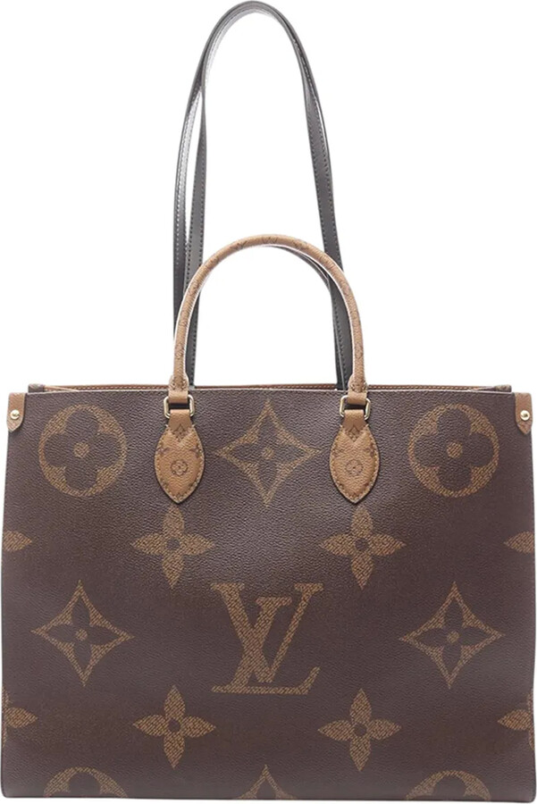 Louis Vuitton Pre-Owned 2021-2026 Monogram Reverse Giant OnTheGo GM satchel