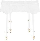 Thumbnail for your product : La Perla Edenic Satin-Trimmed Stretch-Jersey And Corded Lace Suspender Belt