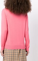 Thumbnail for your product : N.Peal Ribbed-Knit Buttoned Cashmere