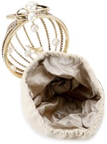 Thumbnail for your product : Rosantica Sasha Crystal-Embellished Round Bar Clutch