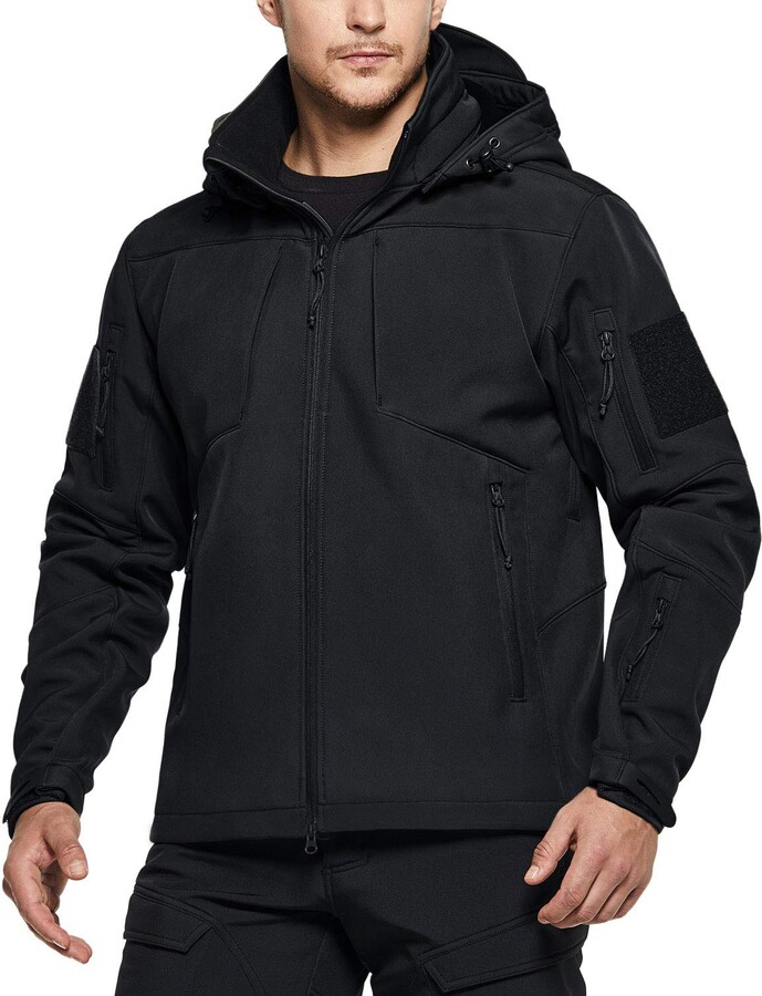 CQR Men's Tactical Military Winter Jacket Lightweight Waterproof Lined