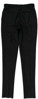 Burberry Flat Front Straight-Leg Pants w/ Tags