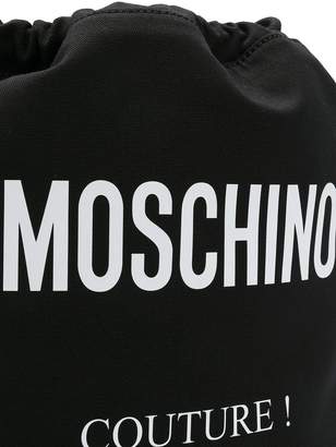 Moschino drawstring backpack