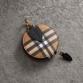 Thumbnail for your product : Burberry Vintage Check and Leather Coin Case