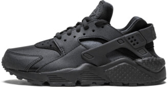 all black huaraches womens