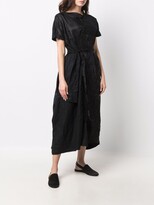 Thumbnail for your product : Daniela Gregis Tied-Waist Panelled Dress