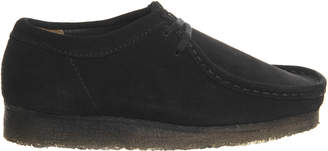 Clarks Originals Wallabee Shoes Black Suede