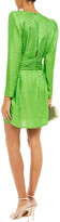 Thumbnail for your product : Dundas Draped satin-jacquard mini dress