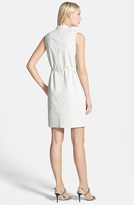 Thumbnail for your product : Lafayette 148 New York Tab Collar Sleeveless Shirtdress