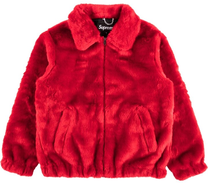 Supreme faux fur bomber jacket - ShopStyle Outerwear