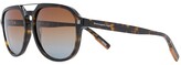 Thumbnail for your product : Ermenegildo Zegna Double-Bridge Oversized Sunglasses