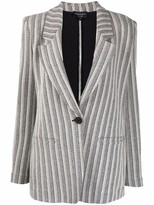 Thumbnail for your product : Emporio Armani Striped Single-Breasted Blazer