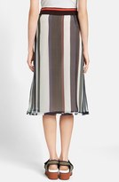 Thumbnail for your product : Marni Stripe Crepon Chiffon Skirt