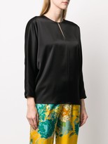 Thumbnail for your product : Gianluca Capannolo Judy key-hole neckline blouse