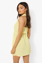 Thumbnail for your product : boohoo Sleeveless Collared Shirt Dress