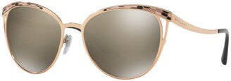 Bvlgari Sunglasses, BV6083 - PINK/BROWN MIRROR