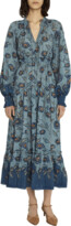 Thumbnail for your product : Ulla Johnson Katerina Puff-Sleeve Printed Midi Dress