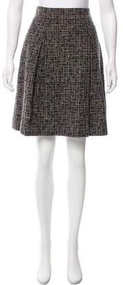 Chanel Pleated Bouclé Skirt