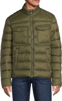 Olive Quilted Jacket Men | Shop The Largest Collection | ShopStyle