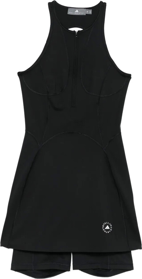 adidas by Stella McCartney Zip-Front Panelled Dress
