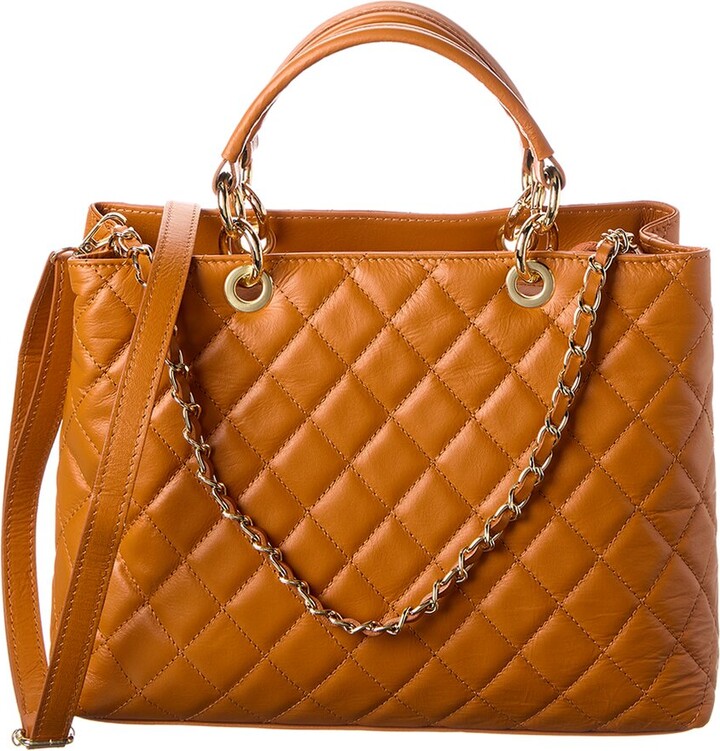 Persaman New York Aurora Quilted Leather Tote