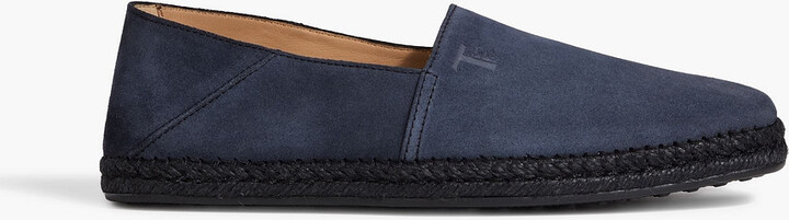 Tod's Suede collapsible-heel espadrilles