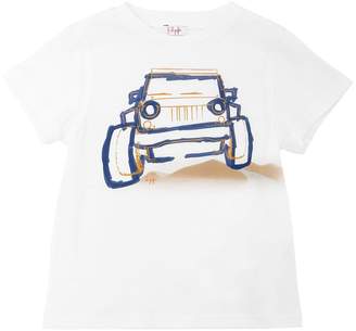 Il Gufo Truck Print Cotton Jersey T-Shirt