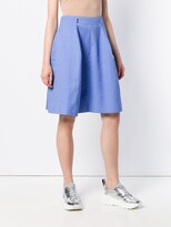 Thumbnail for your product : Moschino Pre-Owned Geometric Knit Pleated Skirt