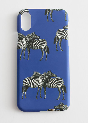 And other stories Zebra Print iPhone Case