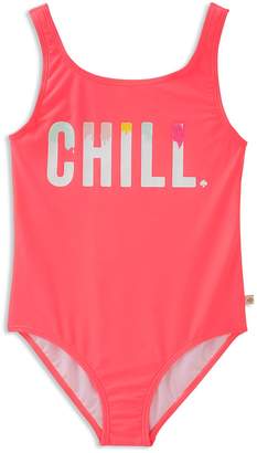 Kate Spade Girls' Chill Printed Swimsuit