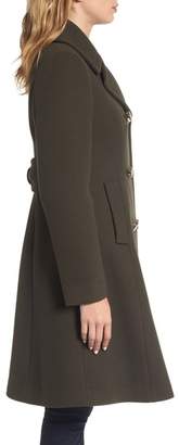 Kate Spade twill fit & flare coat