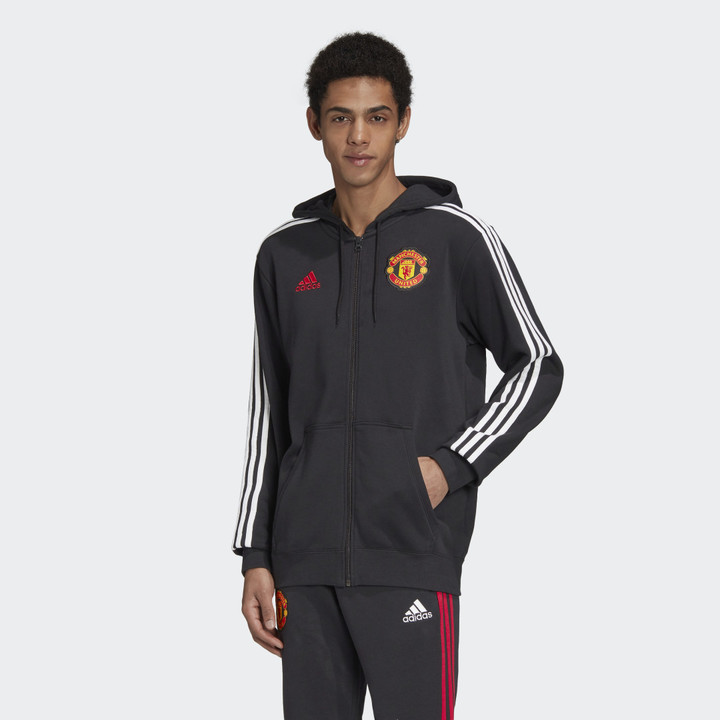 Mens Black Adidas Full Zip Hoodie | Shop the world's largest collection of  fashion | ShopStyle