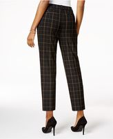 Thumbnail for your product : Charter Club Windowpane Plaid Ankle Pants, Created for Macy's