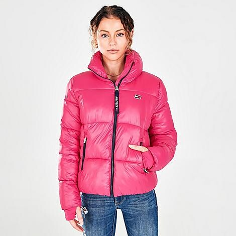 Tommy Hilfiger Women's Colorblock Full-Zip Puffer Jacket - ShopStyle